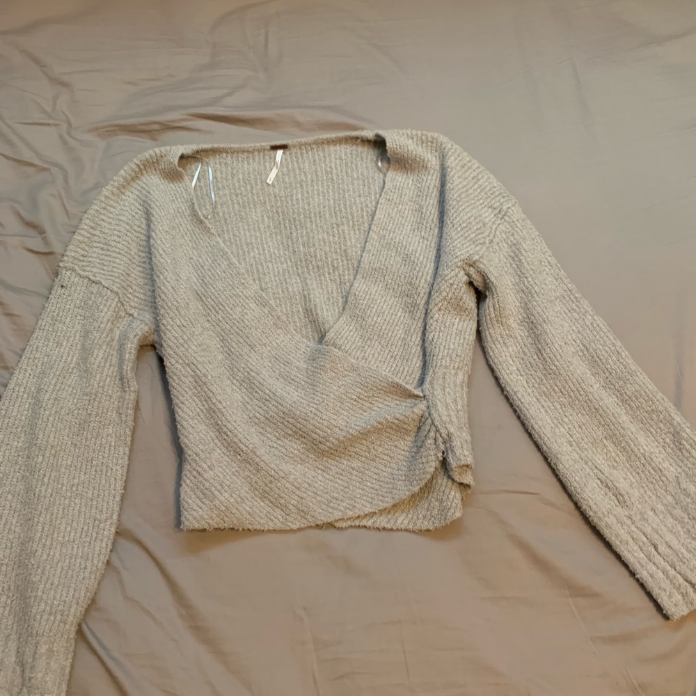 Free People Gray Sweater